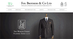 Desktop Screenshot of foxflannel.com